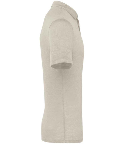 Spasso Spasso Knitted Linen Polo Shirt - Linen Sand (SP217)