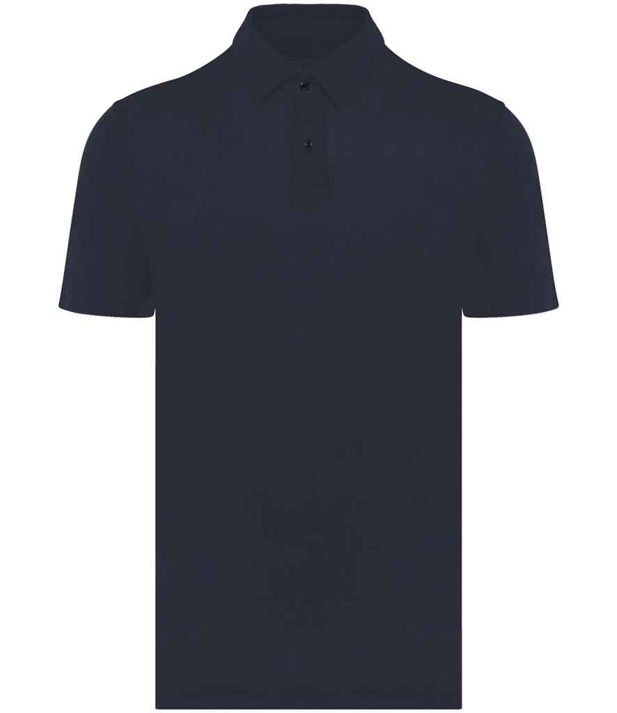 Spasso Spasso Knitted Linen Polo Shirt - Navy (SP217)