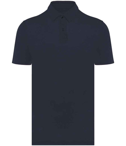 Spasso Spasso Knitted Linen Polo Shirt - Navy (SP217)