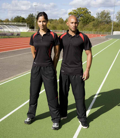 Spiro Team Spirit Polo Shirt - Black/Red (SR177M)
