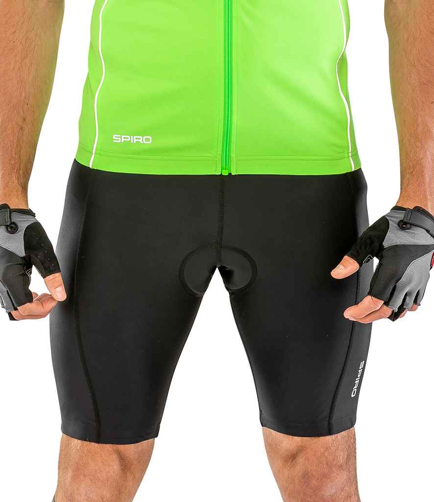 Spiro Bikewear Padded Shorts - Black (SR187M)