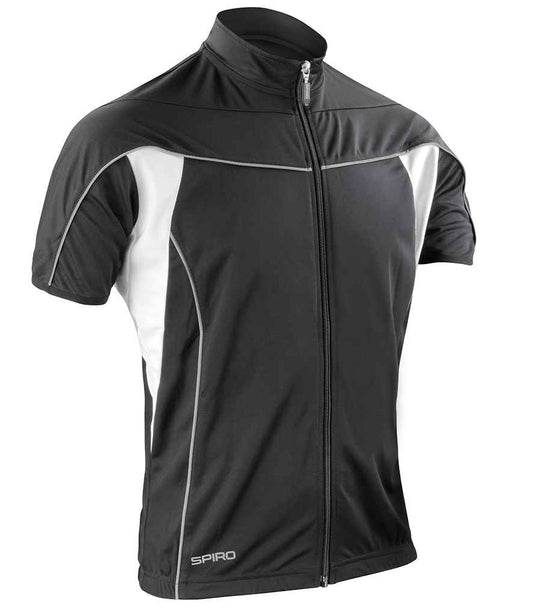 Spiro Bikewear Top - Black/White (SR188M)