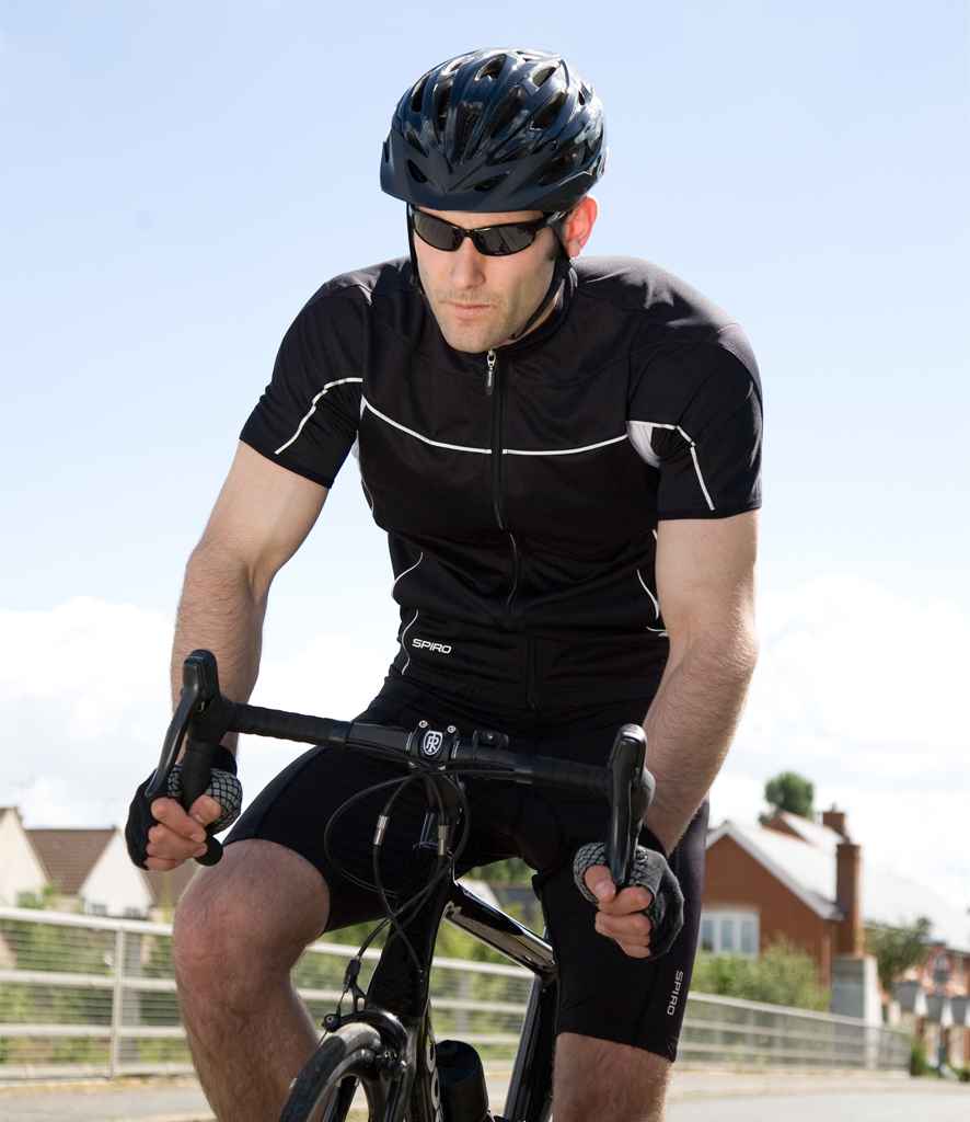 Spiro Bikewear Top - Black/White (SR188M)