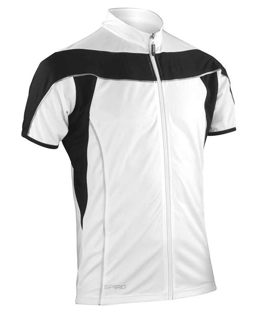 Spiro Bikewear Top - White/Black (SR188M)