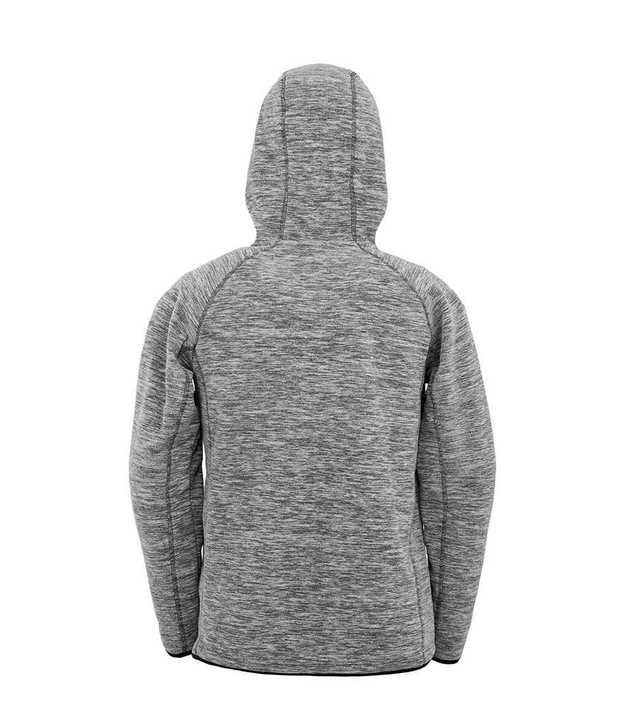 Spiro Micro Fleece Hoodie - Grey/Black (SR245M)