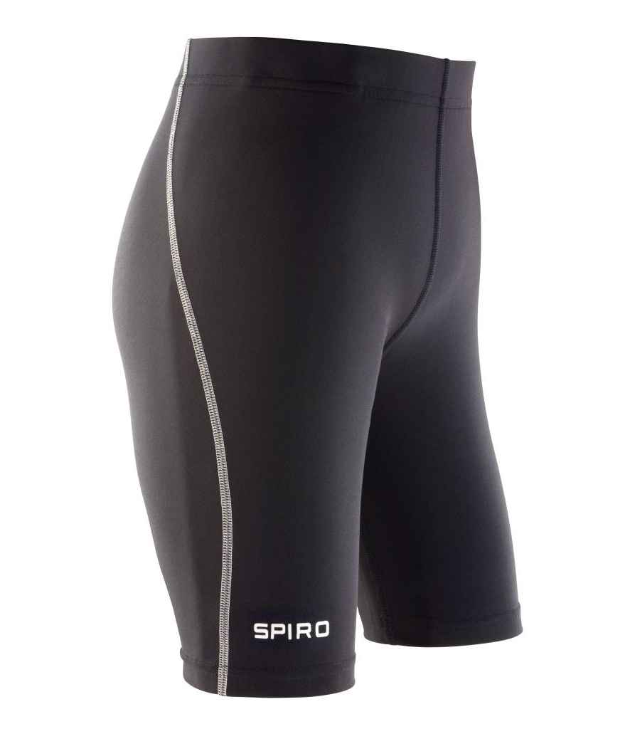 Spiro Kids Bodyfit Base Layer Shorts - Black (SR250B)