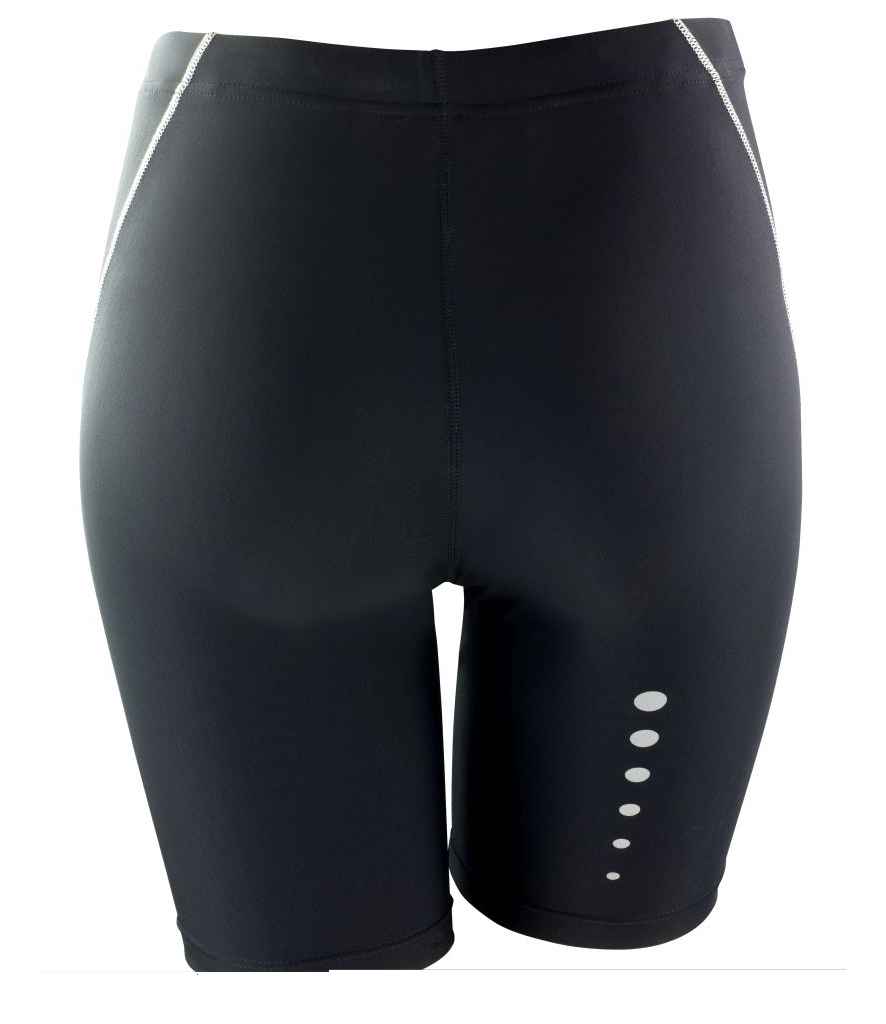 Spiro Ladies Bodyfit Base Layer Shorts - Black (SR250F)