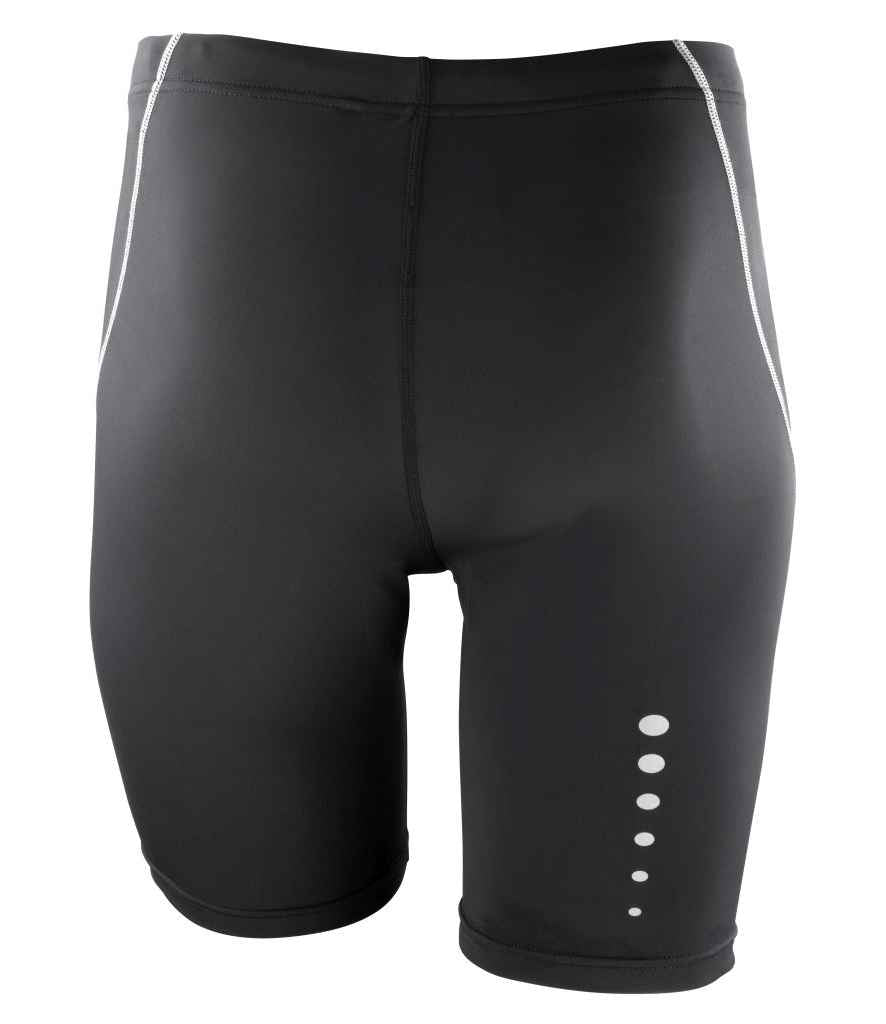 Spiro Bodyfit Base Layer Shorts - Black (SR250M)