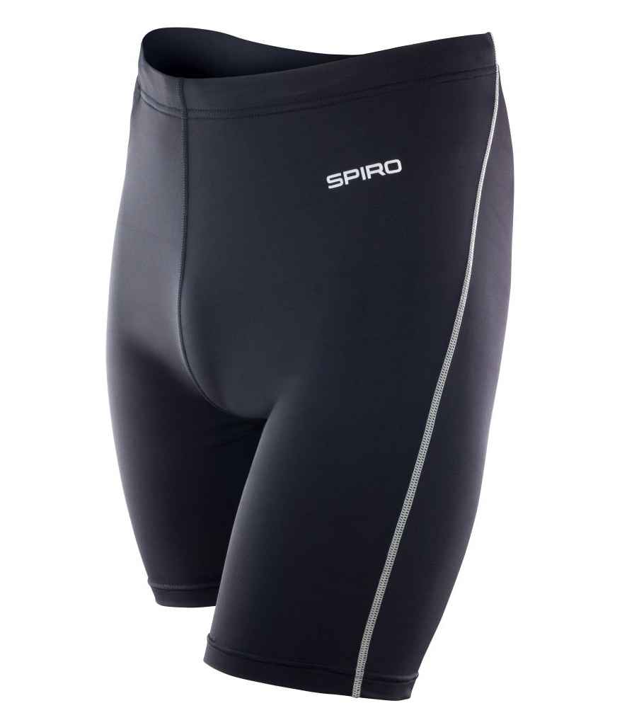 Spiro Bodyfit Base Layer Shorts - Black (SR250M)