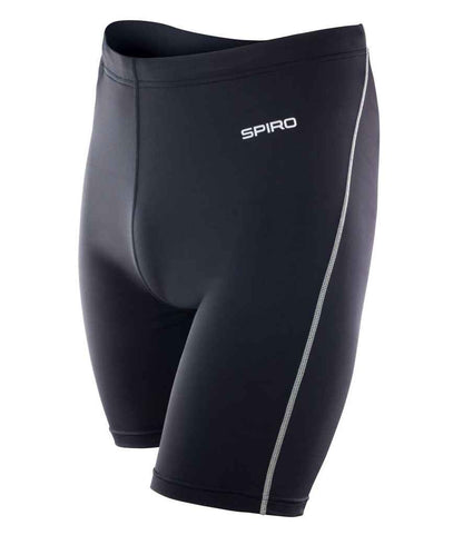 Spiro Bodyfit Base Layer Shorts - Black (SR250M)
