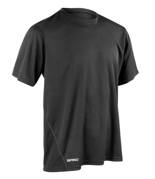 Spiro Quick Dry Performance T-Shirt - Black (SR253M)