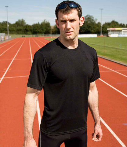 Spiro Quick Dry Performance T-Shirt - Black (SR253M)