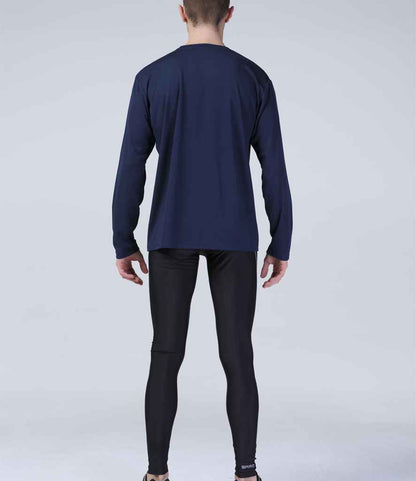Spiro Performance Long Sleeve T-Shirt - Navy (SR254M)