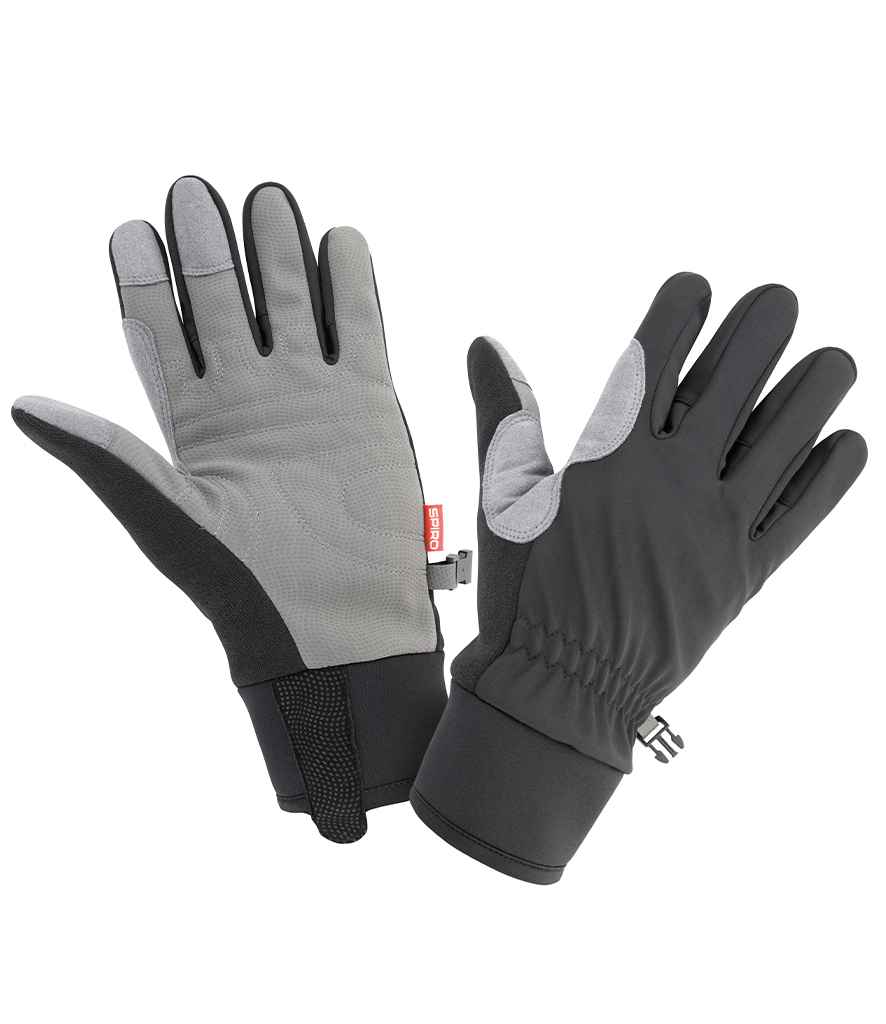 Spiro Long Winter Gloves - Black/Grey (SR258M)