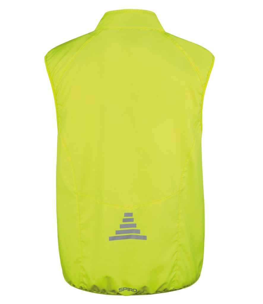 Spiro Bikewear Crosslite Gilet - Neon Lime (SR259M)