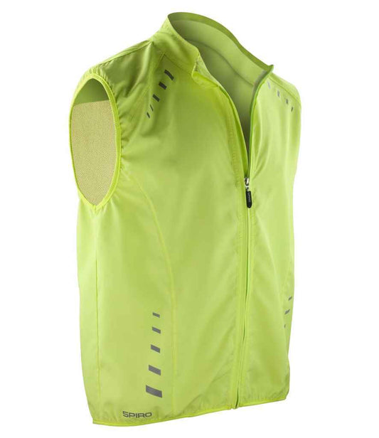 Spiro Bikewear Crosslite Gilet - Neon Lime (SR259M)