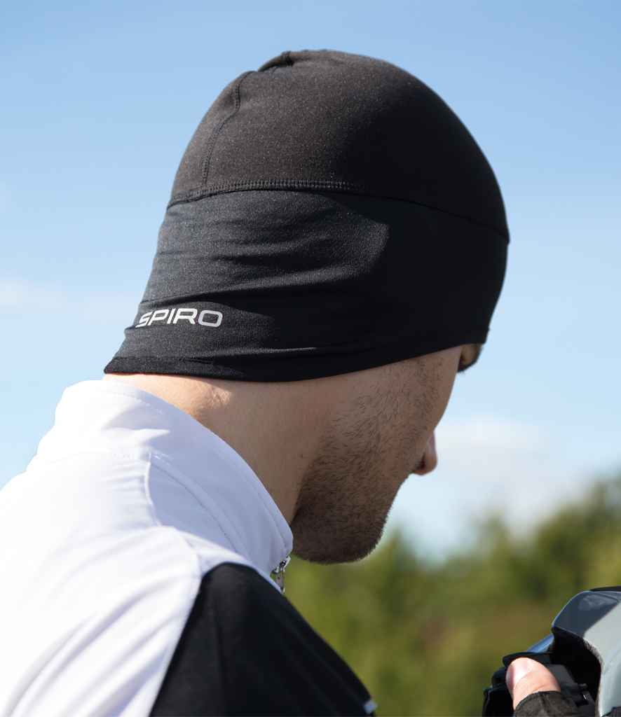 Spiro Bikewear Skull Cap Beanie - Black (SR263)