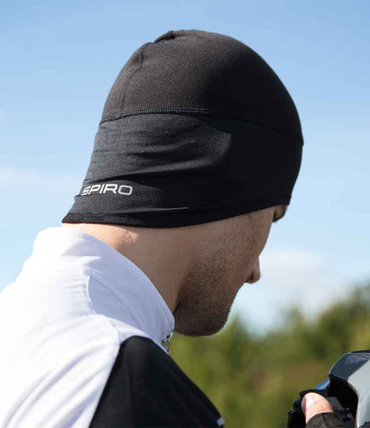Spiro Bikewear Skull Cap Beanie - Black (SR263)
