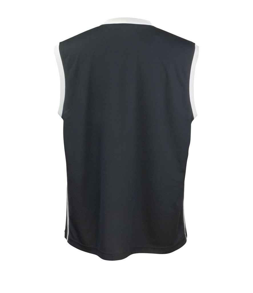 Spiro Basketball Top - Black/White (SR278M)
