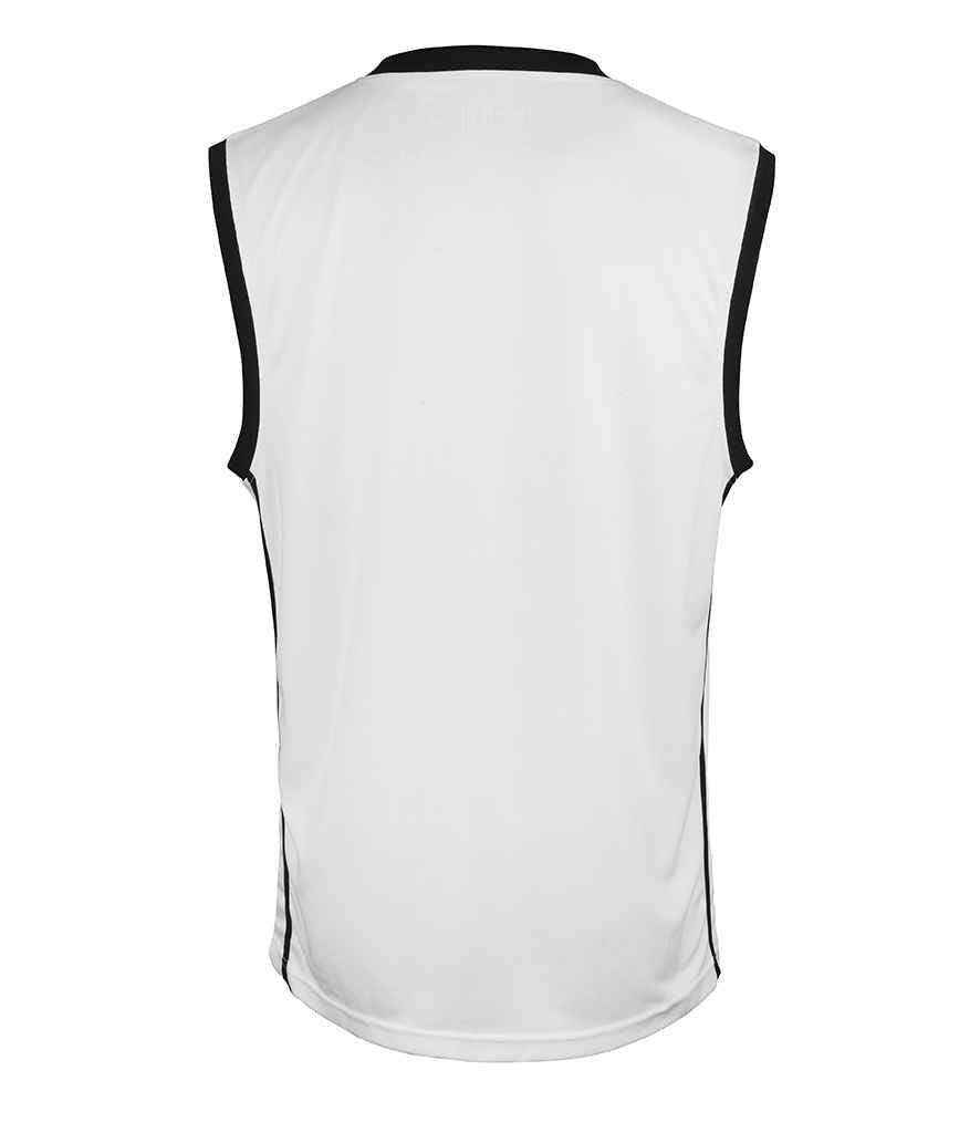 Spiro Basketball Top - White/Black (SR278M)