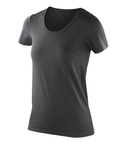 Spiro Impact Ladies Softex® T-Shirt - Black (SR280F)