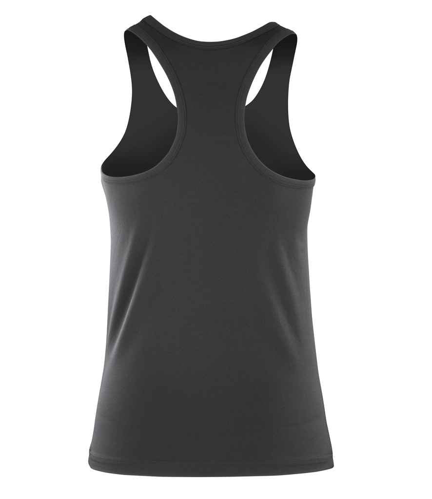 Spiro Impact Ladies Softex® Fitness Top - Black (SR281F)