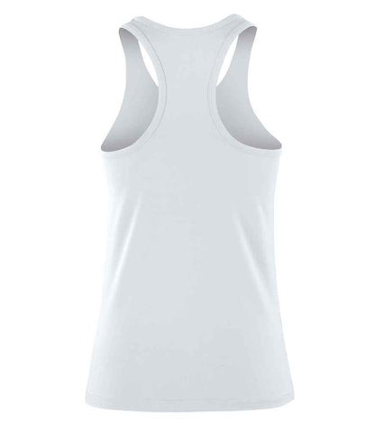 Spiro Impact Ladies Softex® Fitness Top - White (SR281F)