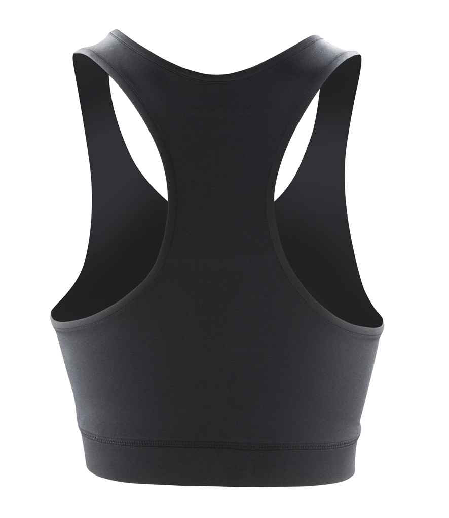 Spiro Impact Ladies Softex® Crop Top - Black (SR282F)