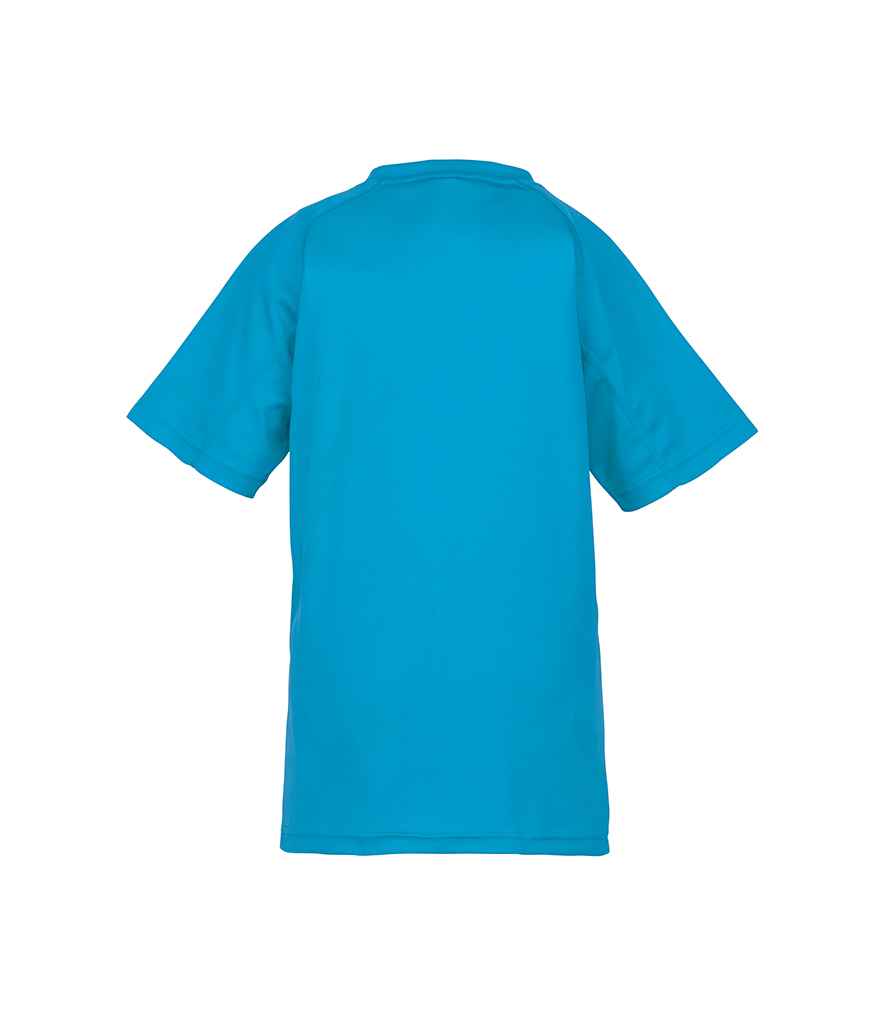 Spiro Kids Impact Performance Aircool T-Shirt - Ocean Blue (SR287B)