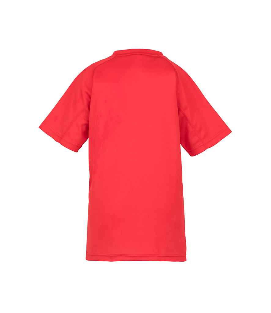 Spiro Kids Impact Performance Aircool T-Shirt - Red (SR287B)