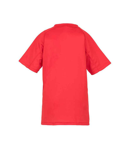 Spiro Kids Impact Performance Aircool T-Shirt - Red (SR287B)