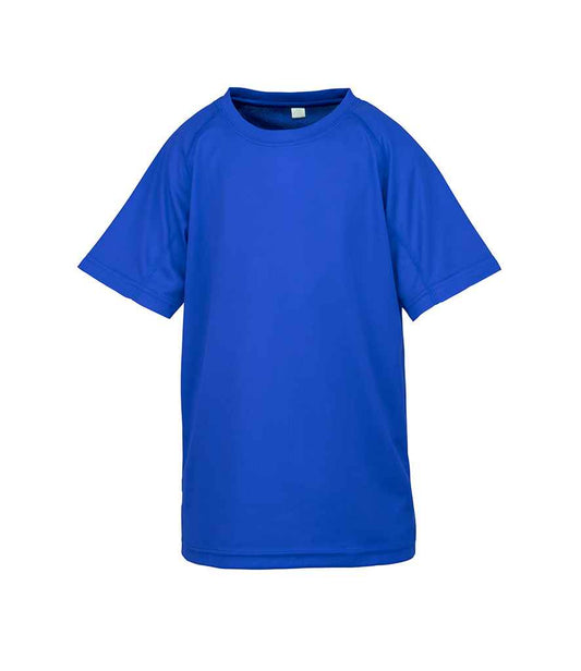 Spiro Kids Impact Performance Aircool T-Shirt - Royal Blue (SR287B)