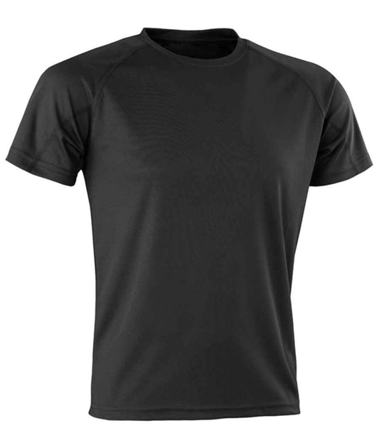 Spiro Impact Performance Aircool T-Shirt - Black (SR287)