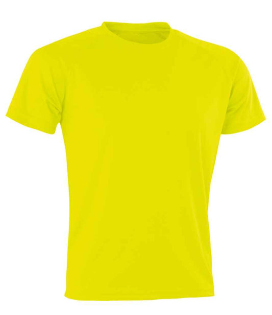 Spiro Impact Performance Aircool T-Shirt - Flo Yellow (SR287)