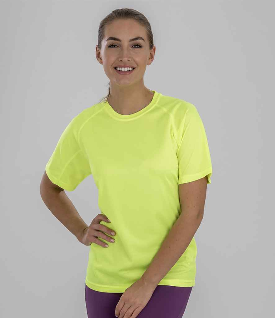 Spiro Impact Performance Aircool T-Shirt - Flo Yellow (SR287)