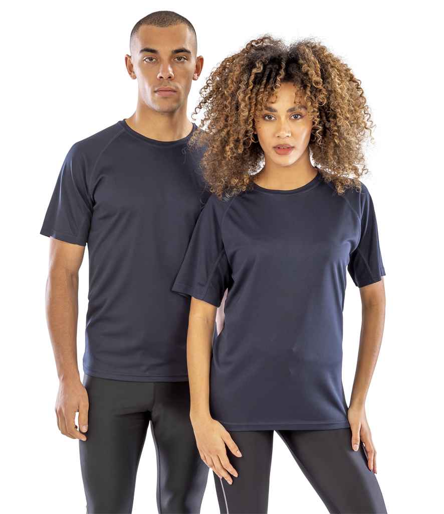Spiro Impact Performance Aircool T-Shirt - Navy (SR287)