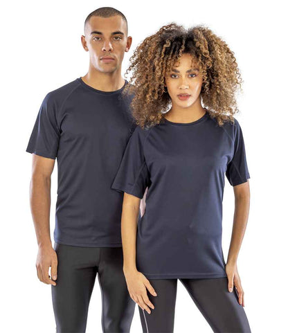 Spiro Impact Performance Aircool T-Shirt - Navy (SR287)