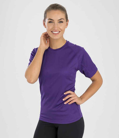 Spiro Impact Performance Aircool T-Shirt - Purple (SR287)