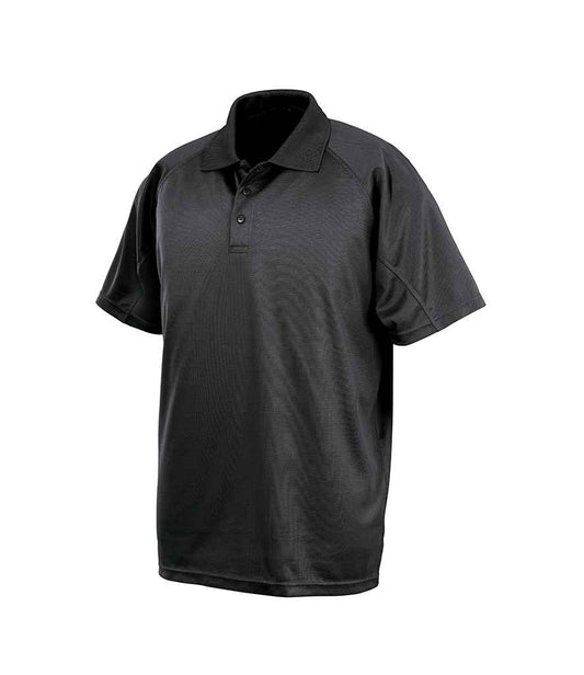 Spiro Impact Performance Aircool Polo Shirt - Black (SR288)