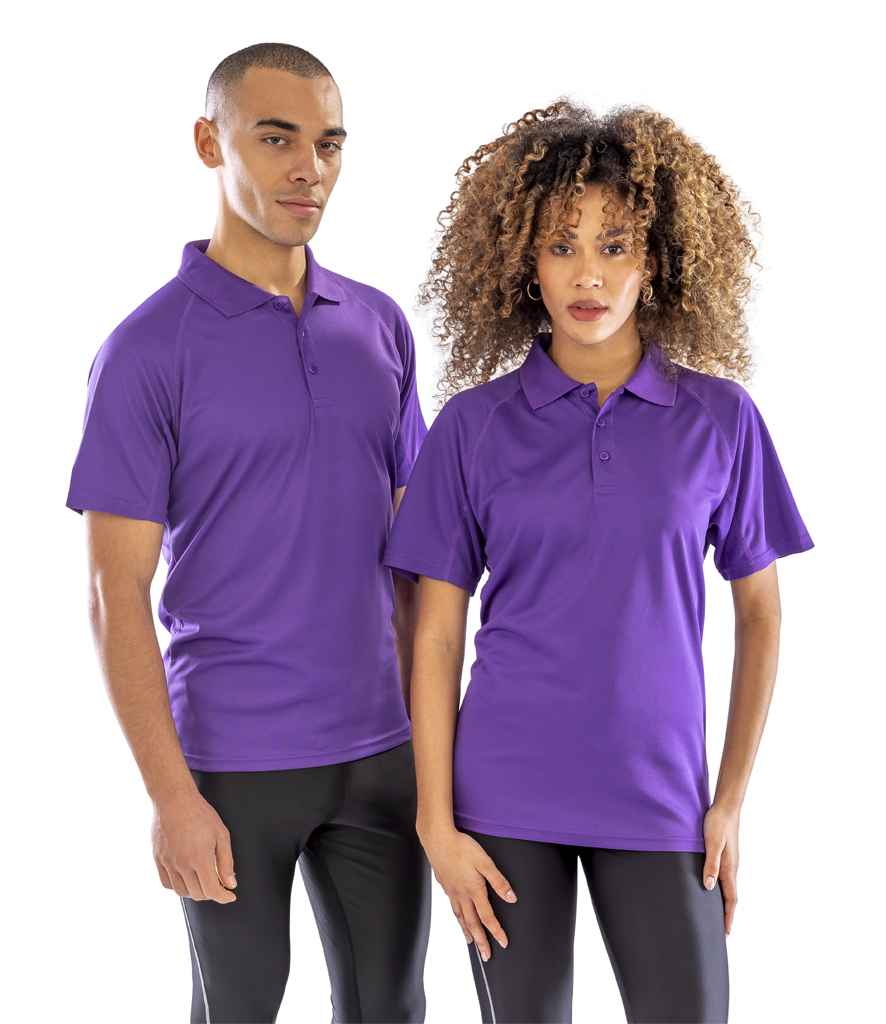Spiro Impact Performance Aircool Polo Shirt - Purple (SR288)