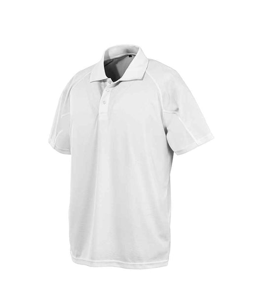 Spiro Impact Performance Aircool Polo Shirt - White (SR288)