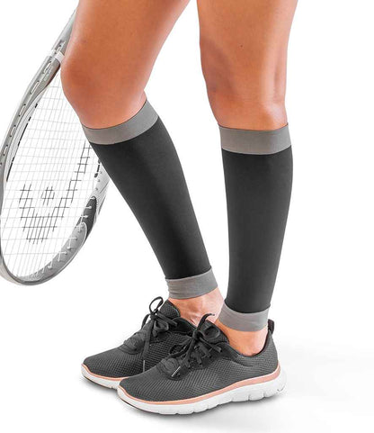 Spiro Compression Calf Sleeve - Black/Grey (SR290)