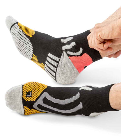 Spiro Technical Compression Sports Socks - Black (SR294)