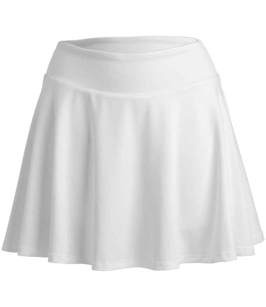 Spiro Ladies Recycled Fitness Skort - White (SR797F)