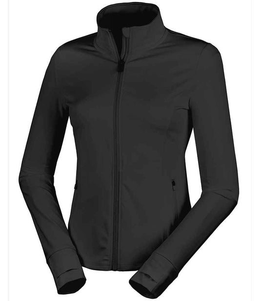 Spiro Ladies Recycled Fitness Jacket - Black (SR798F)
