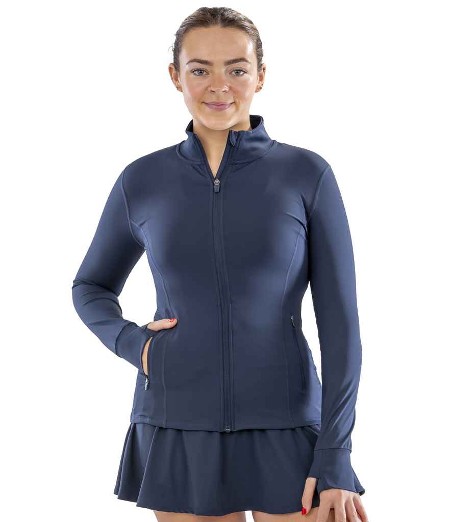 Spiro Ladies Recycled Fitness Jacket - Navy (SR798F)