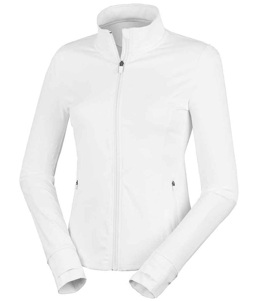 Spiro Ladies Recycled Fitness Jacket - White (SR798F)