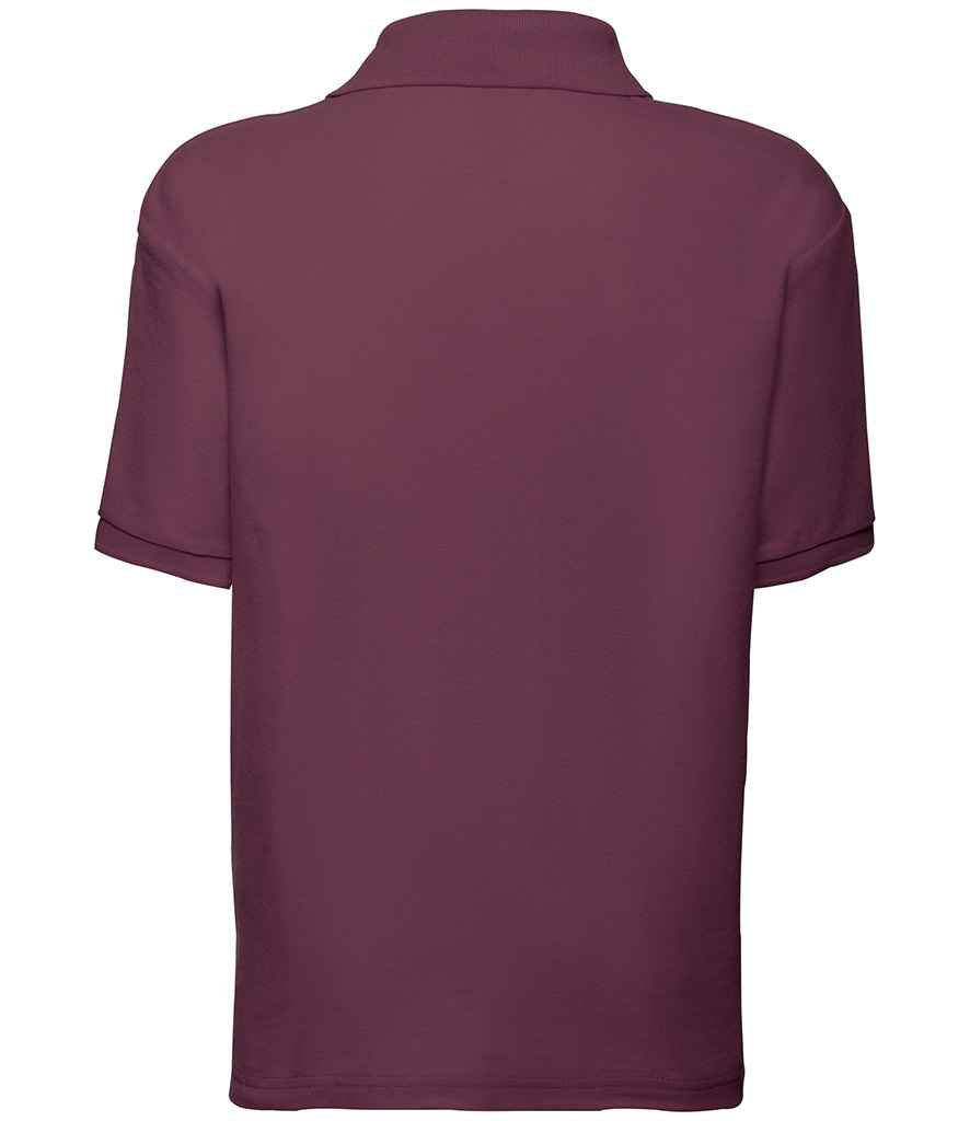 Fruit of the Loom Kids Poly/Cotton Piqué Polo Shirt - Burgundy (SS11B)