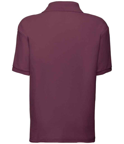 Fruit of the Loom Kids Poly/Cotton Piqué Polo Shirt - Burgundy (SS11B)