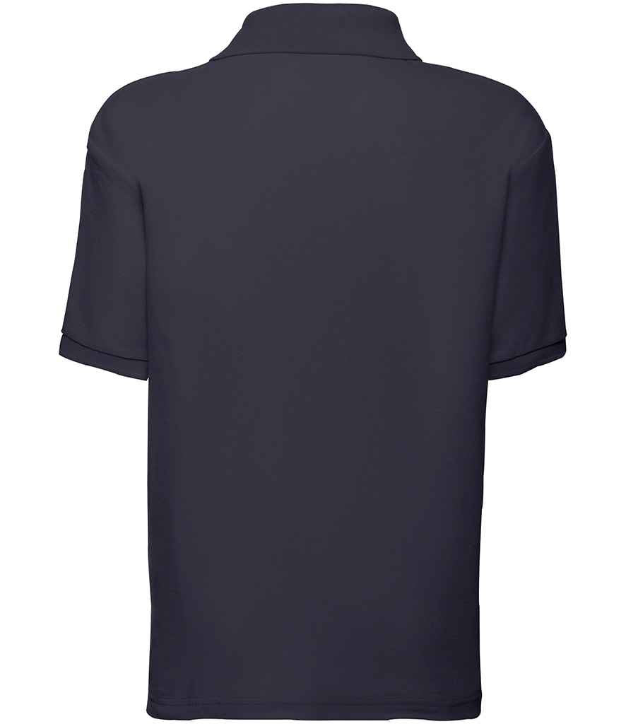 Fruit of the Loom Kids Poly/Cotton Piqué Polo Shirt - Deep Navy (SS11B)